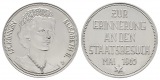 Linnartz Großbritannien Silbermedaille 1965 a.d. Staatsbesuch...