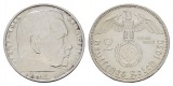 III. Reich 2 Reichsmark 1939 A Hindenburg ss-vz