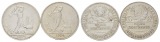 Linnartz Russland 50 Kopeken 1924 ПЛ + 50 Kopeken 1924 TP ss-vz