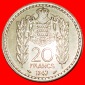 + FRANKREICH: MONACO ★ 20 FRANCS 1947! OHNE VORBEHALT! Louis...