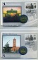 4 x Numisbrief Berliner Stadtansichten Komplettsatz sehr selten