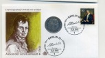 5 DM 1967 Humboldt in tollem Numisbrief/Ersttagsbrief RAR selt...