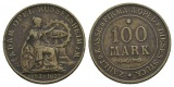 Opel Rüsselsheim, 100 Mark 1922, Privates Notgeld; 4,91 g, Ø...