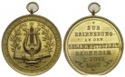 Räunheim; tragbare Medaille 1907;Gesangswettstreit Messing ve...