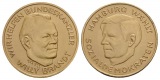 Hamburg; Helmut Schmidt/Willy Brandt; Kupfermedaille 1972; 11,...