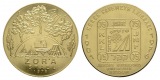 Israel, Jüdischer Nationalfonds; Messingmedaille vergoldet 19...