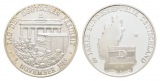 BRD; 40 Jahre Bundesrepublik Deutschland; Silbermedaille 1989;...
