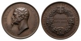 Sardinien, Besuch des engl. Königs; Bronzemedaille 1855; 37,7...