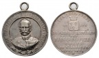 Wiesbaden; Bürgerschützencorps, tragbare Silbermedaille 1893...