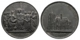 Köln; Dombild zu Köln, Zinnmedaille o.J.; 51,77 g, Ø 50 mm;...