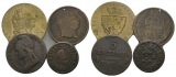 Frankreich; 4 Kleinmünzen