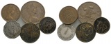 Ausland; 5 Kleinmünzen