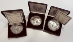 Russland  3x Medaille Gorbatschow/Weizsäcker Treffen in Bonn ...
