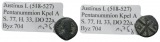 Antike, Byzanz, Kleinbronze; 1,75 g