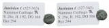 Antike, Byzanz, Kleinbronze; 0,43 g