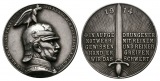 Linnartz 1. Weltkrieg Silbermedaille 1914 (Galambos/Grünthal)...
