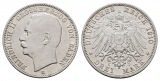 Linnartz KAISERREICH Baden Friedrich II. 3 Mark 1910 ss