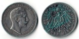 Preussen Kaiserreich  5 Mark  1908 A  Wilhelm II. 1888-1918  F...