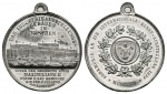 Linnartz München Zinnmedaille 1879 a.d. Kunstaustellung in M...