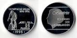 Aruba  25 Florin 1995   100. Jahrestag der Olympischen Spiele ...