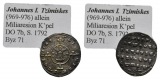 Antike, Byzanz, Miliaresion Silber; 1,78 g