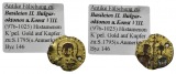 Antike, Byzanz, Gold auf Kupfer, antike Fälschung; 2,01 g