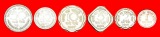 + SET 6 MÜNZEN: INDIEN ★ 1-2-5-10-25-50 NEU PAISE TYP 1957-...