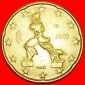 + ZWEITE KARTE (2008-2019): ITALIEN ★ 20 EURO CENTS 2009R NO...