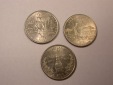 D01 USA 3 x Quarter 2000, 01 und 03 Gedenkmünzen Staaten in v...
