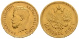 7,74 g Feingold. Zar Nikolaus II. (1894 - 1917)