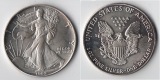 USA  1 Dollar  1992  American Eagle   FM-Frankfurt     Feinsil...