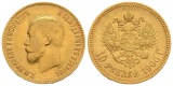 7,74 g Feingold. Zar Nikolaus II. (1894 - 1917)