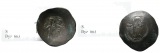 Antike, Byzanz, Billon Aspron Trachy; 4,11 g