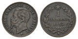 Italien; Königreich, 1 Centesimo 1862
