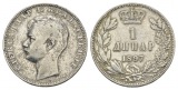 Serbien; 1 Dinar 1897