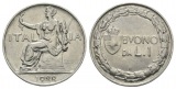 Italien; 1 Lira 1922