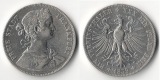 Frankfurt   Vereinstaler  1859  FM-Frankfurt  Feinsilber: 16,67g