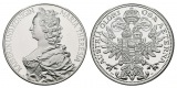 Linnartz Österreich Silbermedaille o.J. Kaiserin & Königin M...