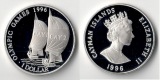 Cayman Island  1 Dollar  1996   Olympia - Zwei Segelboote   FM...