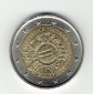 2 Euro Italien 2012 (10 Jahre Euro)(g1240)