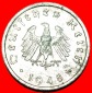 + OHNE SWASTIKA (1945-1948):DEUTSCHLAND★10 PFENNIG 1948F STE...