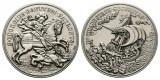 Linnartz Georgstaler / NP Silbermedaille 1975 Sturm auf dem Se...