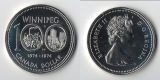 Kanada  1 Dollar  1974  100 Jahre Winnipeg     FM-Frankfurt   ...