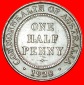 + MELBOURNE: AUSTRALIEN ★ 1/2 PENNY 1928! Georg V. (1911-193...