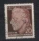 DDR 1955 Mi: 466A gestempelt,Echt gelaufen ; Wasserzeichen und...