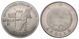 Linnartz RAUMFAHRT - Silbermedaille 1969, 24,88 st