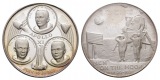Linnartz RAUMFAHRT - Silbermedaille 1969, 25,52/fein, PP