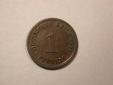 D04  KR  1 Pfennig 1907 D in ss+  Orginalbilder