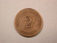 D04  KR  2 Pfennig 1875 F in f.s  Orginalbilder