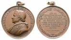 Linnartz Vatikan, Pius IX. Bronzemed. 1855, von A. Dubois, 34 ...